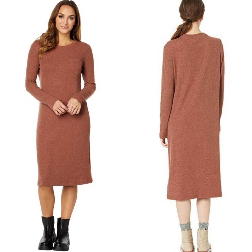 Madewell Pocket Tee Crew Neck Boho Midi Dress Size Large